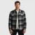 Pme Legend Shirtjacket 1 Woolblend Check Psi2511260 Overshirt 5282 Carbon