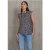 Street One Studio Dames Blousetop met ruches in Beige