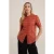 We Fashion Blouse Rust Brown