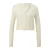 Korte geribbelde cardigan voor dames QS