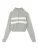 Koton Gebreid vest  grijs / wit