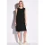 Street One Dames Jurk met chiffon detail in Zwart