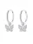 Hey Happiness Oorbellen ‘Butterfly Whisper’  zilver