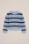 WE Fashion – Meisjes gebreide trui met patch – Regular fit – Lichtblauw – Katoen –