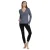 Dames lange mouwen T-shirt met knoop warm Admas