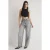 TRENDYOLMİLLA Dames Grijs Effen Baggy Normale taille Jeans