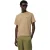 Lacoste Heren Geborduurd T-shirt met logo (Beige)