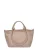 Roberta M Beige Rundleer Tas