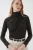 Fitted Colblouse met Drapé Detail
