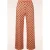 Naranja broek met rechte pijpen in oranje