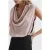 Reiss Ameliee-cowl Tank Top Cami Nude