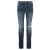 Amiri Slim Fit Slash Deep Klassieke blauwe denimjeans