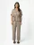 Coster Copenhagen Shirt ‘ Blouse with zipper and bow in ‘  grijs