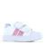 Shoesme leren sneakers wit/roze/blauw
