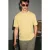 T-shirt met ribstructuur en ronde hals