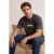 TRENDYOL MAN Heren Grijs Slogan Kort Oversized T-shirts