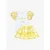 ADee Meisjes set rok dallas bright white