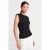 Mouwloze Geribbelde Blouse met Knopen aan de Voorkant