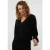 EsQualo Blouse Jacquard Sj Black