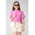 Shoeby T-shirt met backprint paars