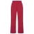 Expresso wide leg high waist broek rood gebreid