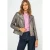 Wittchen Dames bikerjack van eco-leer, metallic bruin, lichtbruin