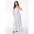 Colourful Rebel maxi jurk met stippen ecru