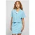 Urban Classics Ladies Towel Resort Shirt Balticblue