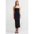 Strapless Midi Bodycon Jurk