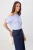 TRENDYOLMİLLA Dames Blauw Effen Mouwloos Regular fit Blouses