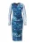 Oasis Jurk  blauw / navy / lichtblauw