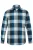 Men Plus Overhemd  navy / lichtblauw / wit