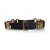 Chanel vintage zwarte leren riem met logo