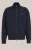 WE Fashion – Heren relaxed fit vest van interlock met embroidery – Relaxed Fit – Donkerblauw – Katoen –