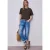 Street One Dames Basic Shirt met schouders in Bruin