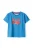 MINOTI Shirt  blauw / kersrood / zwart / wit