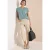 Cecil Dames Blouse met hangende schouder en print in Blauw