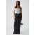 Slim-fit tanktop met U-hals en drukknoopsluiting