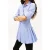 Tommy Hilfiger Pleated Party Shirt Dress Light Blue
