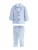 Next Set  duifblauw / wit