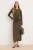 Dames platte maxi lange chique/nacht bodycon hijab jurk