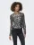Only Onlpalema Ls Lace Sequin Top Wvn T-shirt Lange Mouw Silver