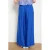LOLALIZA wide leg regular waist broek blauw