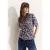 Cecil Dames T-shirt met burnout-print in Zwart
