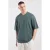 America Today relaxed fit gebreide T-shirt – groen