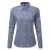 Premier Dames/dames Maxton Check Shirt met lange mouwen (Marine / Wit)