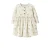 LIL’ ATELIER BABY gebloemde korte jurk ecru