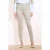 LOLALIZA slim high waist broek lichtkaki