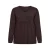 VERO MODA CURVE rechtvallende gebreide gemêleerde pullover Plus Size – bruin