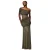 Asymmetrische aansluitende jurk voor dames Goddiva Maxi